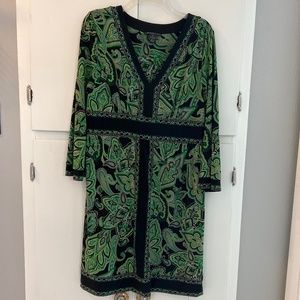 INC knee length dress; size XL